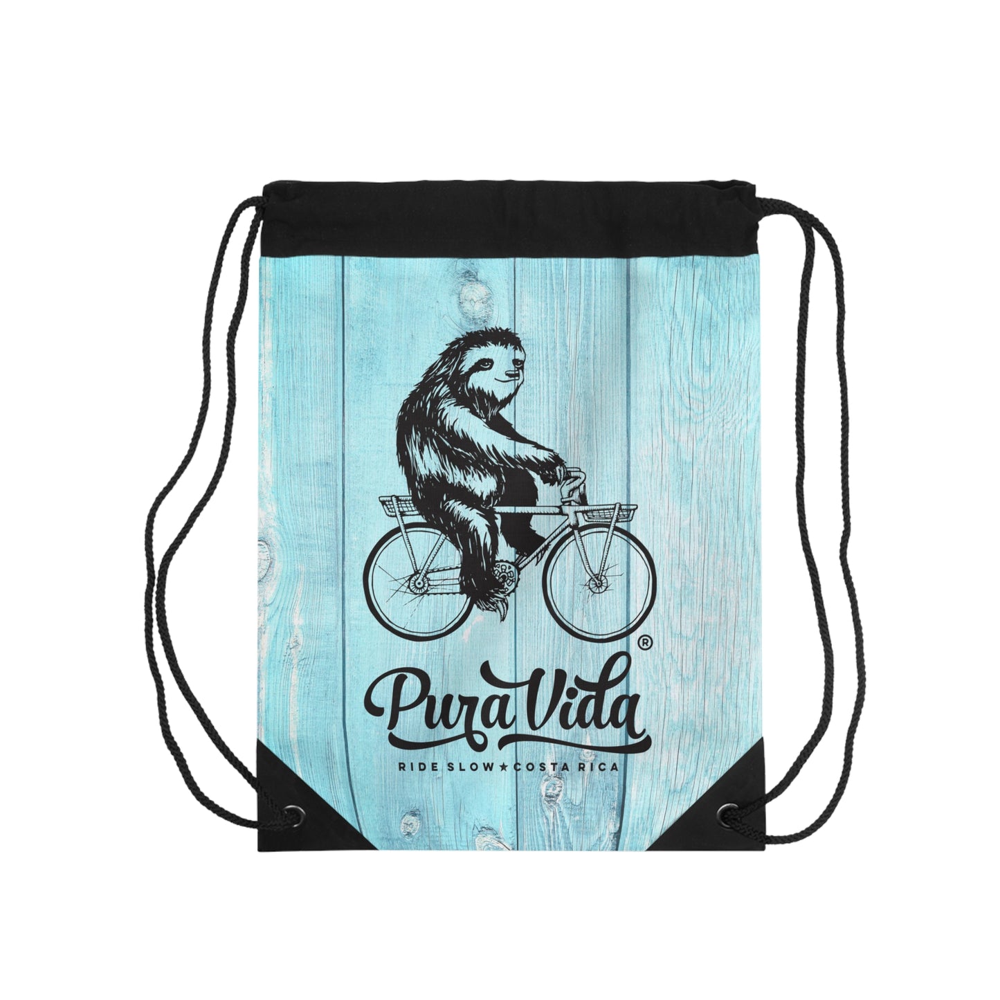 Ride Slow Drawstring Bag