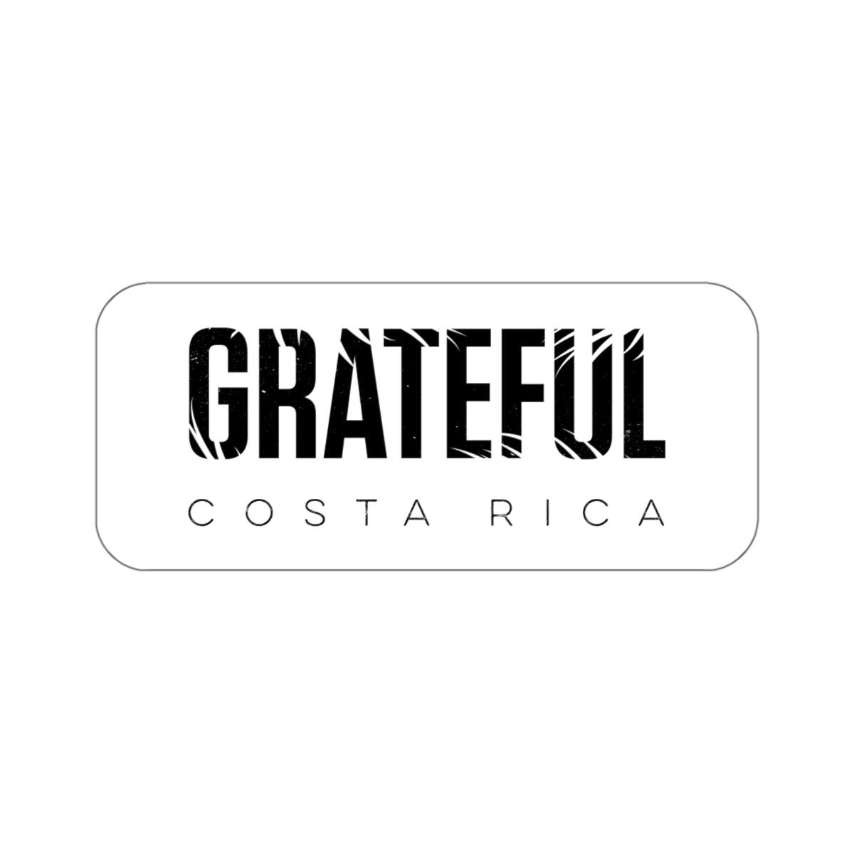 Grateful Die Cut Sticker
