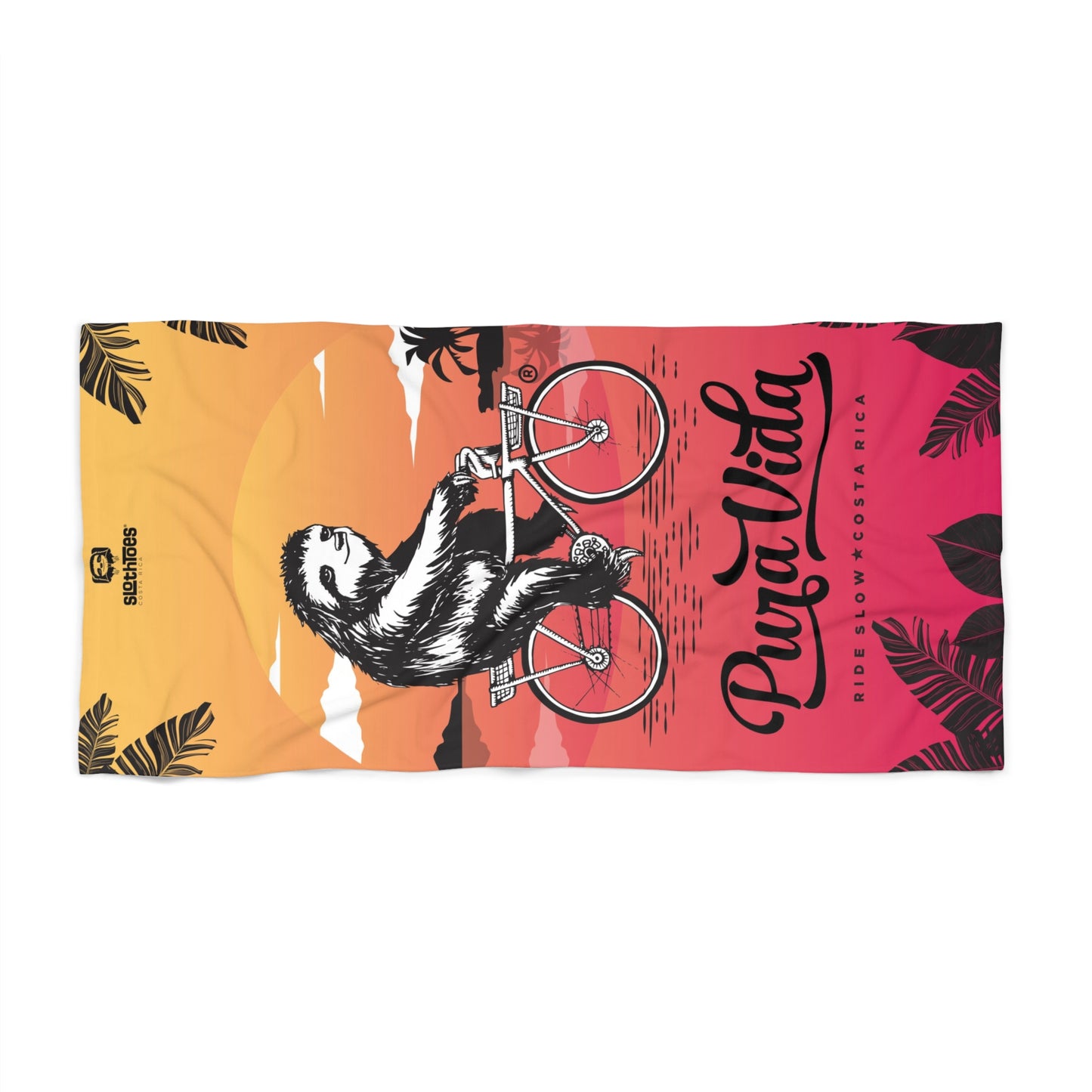 Ride Slow Beach Towel