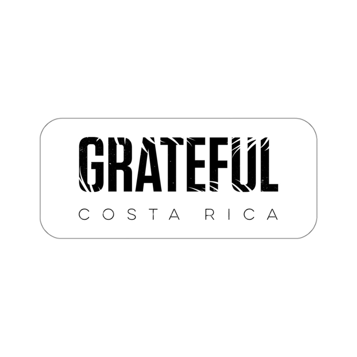 Grateful Die Cut Sticker