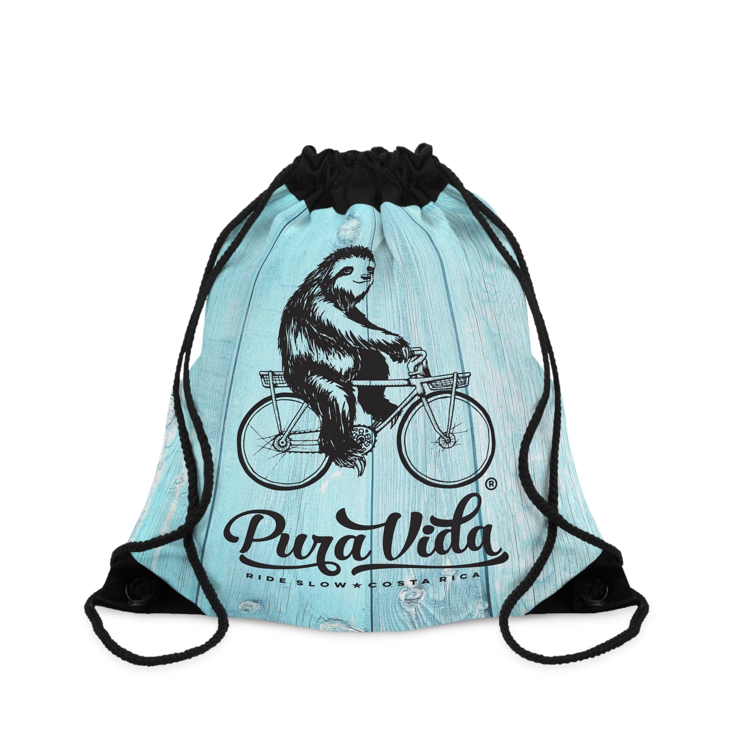 Ride Slow Drawstring Bag