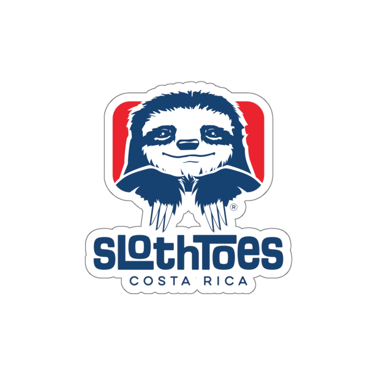 Sloth Toes Die-Cut Sticker - Stacked