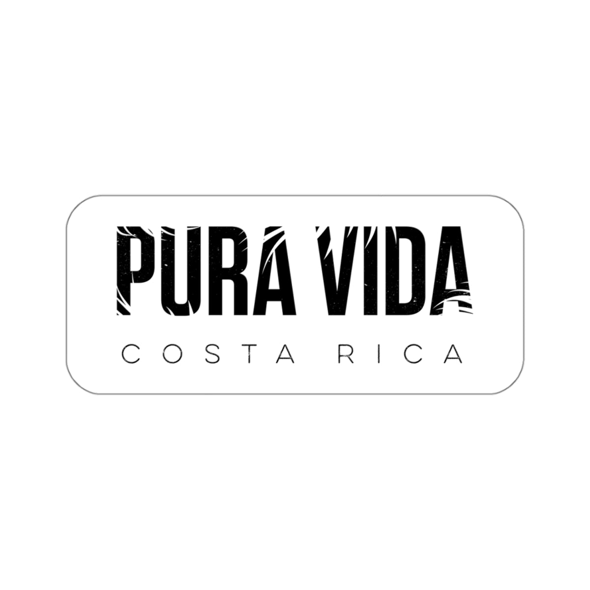 Pura Vida Die Cut Sticker