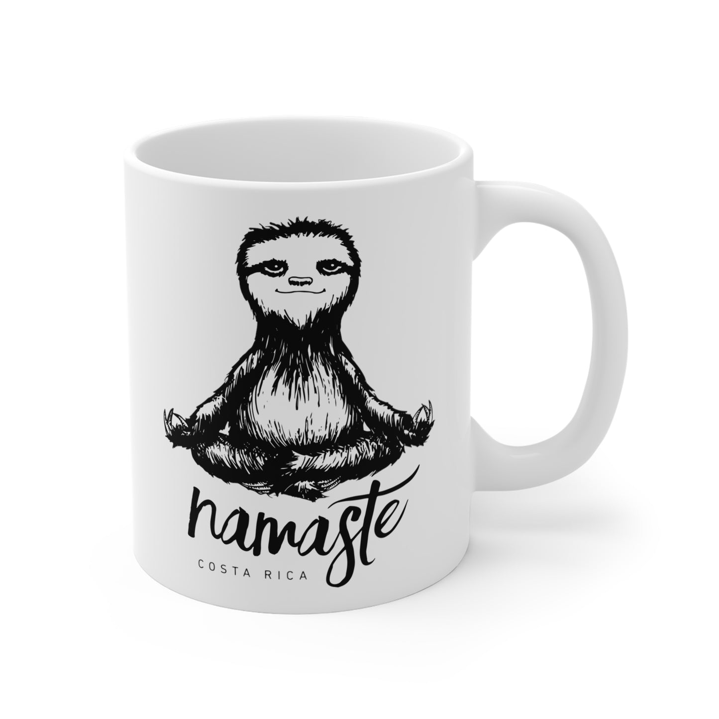 Namaste Sloth Ceramic Mug