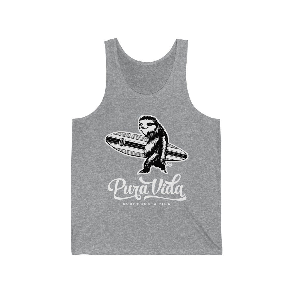 Surfing Sloth Jersey Tank