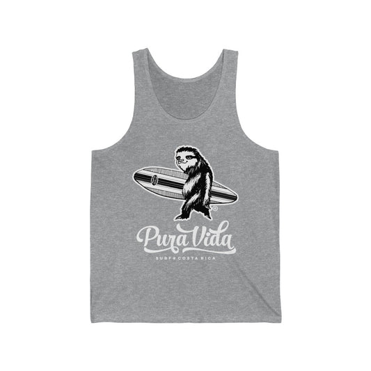 Surfing Sloth Jersey Tank