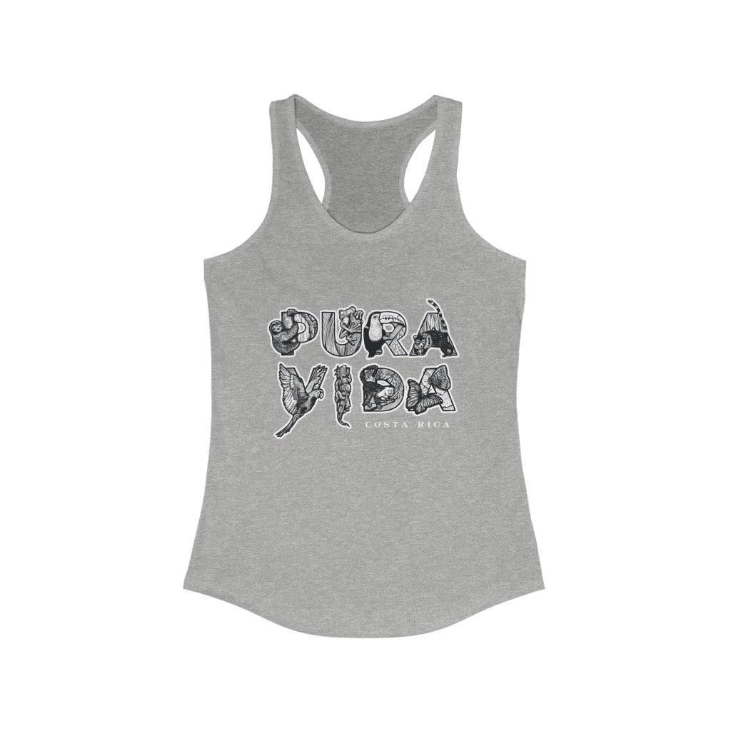 Pura Vida Animals Women's Racerback Tank
