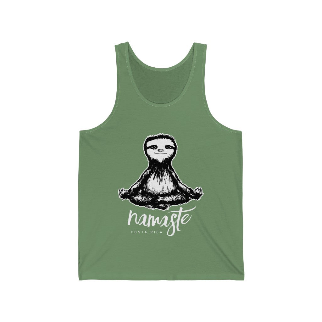 Namaste Sloth Jersey Tank