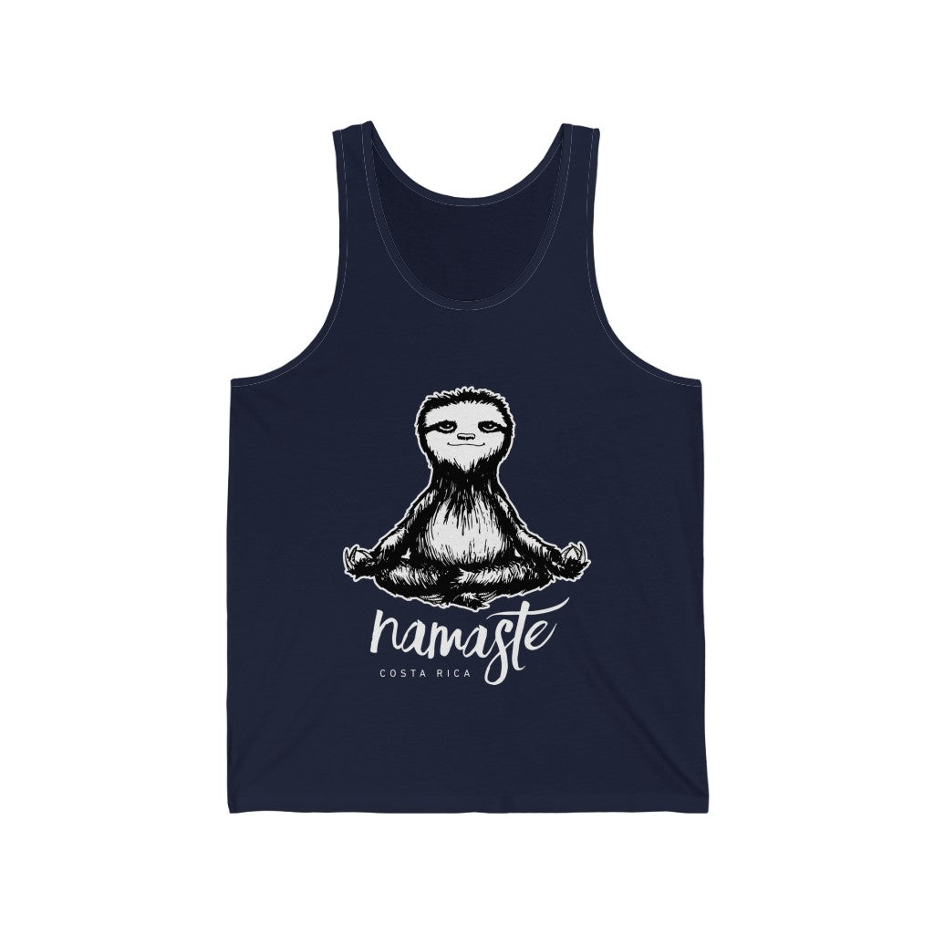 Namaste Sloth Jersey Tank