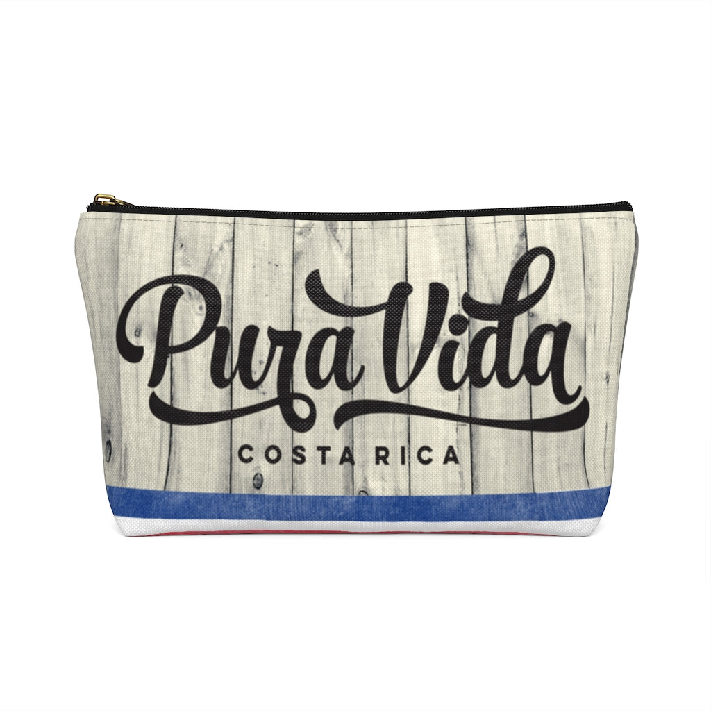 Costa Rican Flag Cosmetic bag