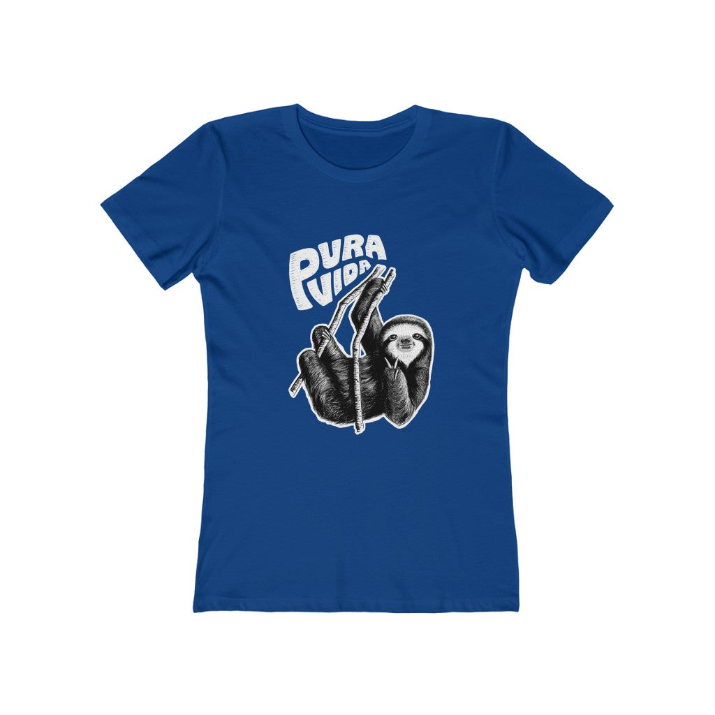 Peace Sloth Women's The Boyfriend Tee