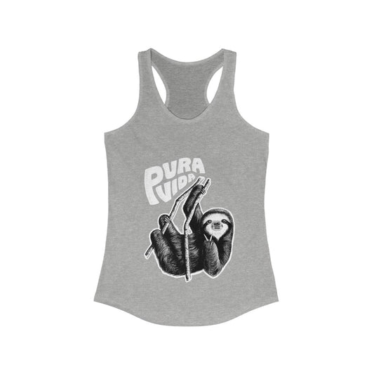 Peace Sloth Women's Racerback Tank