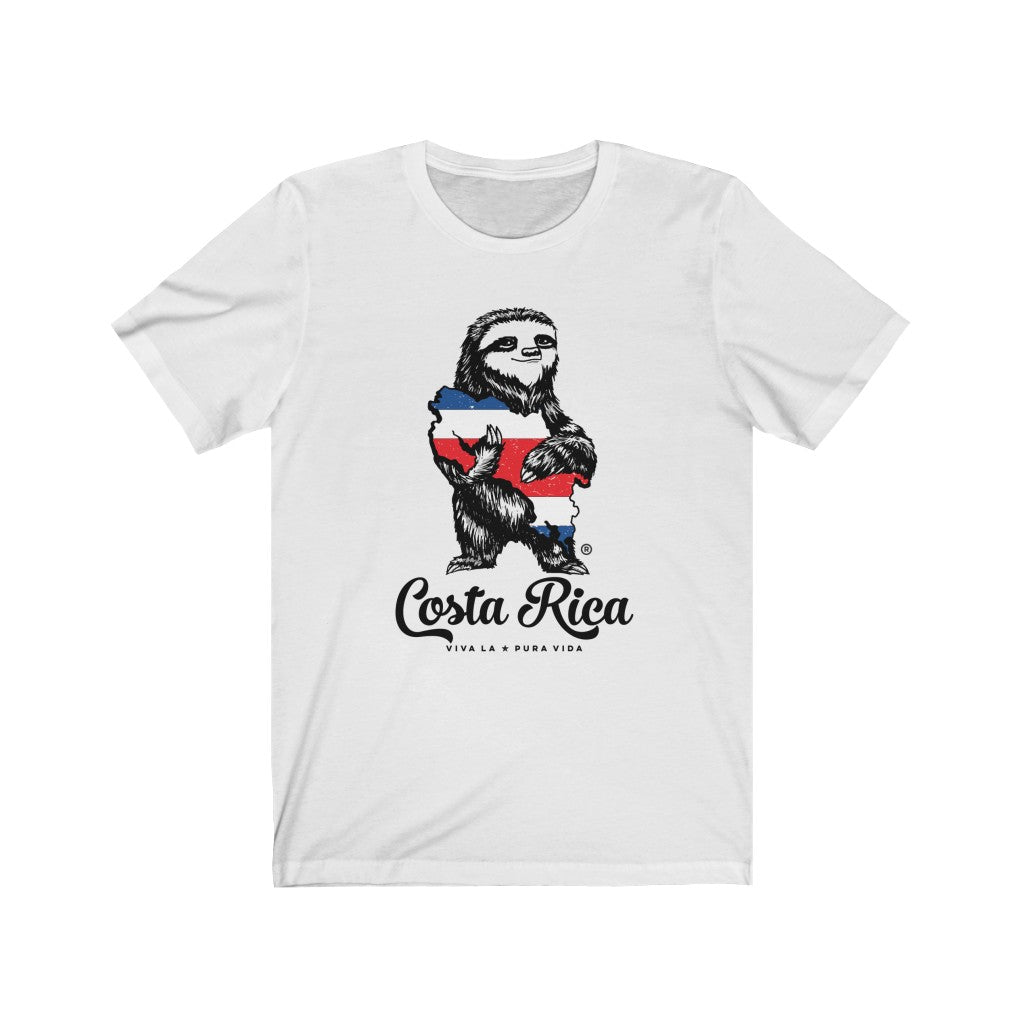 Costa Rica Sloth Short Sleeve Tee