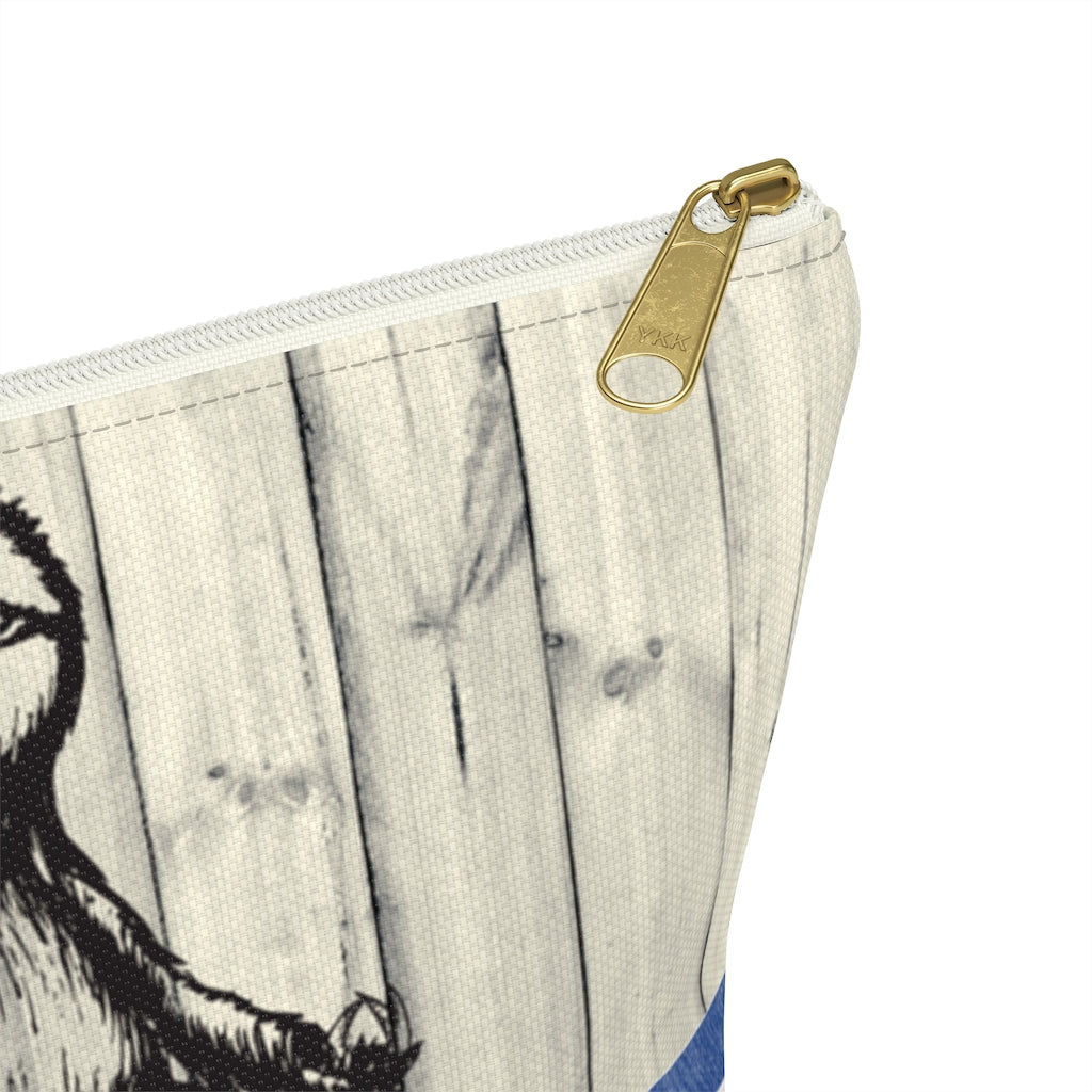 Costa Rican Flag Cosmetic bag