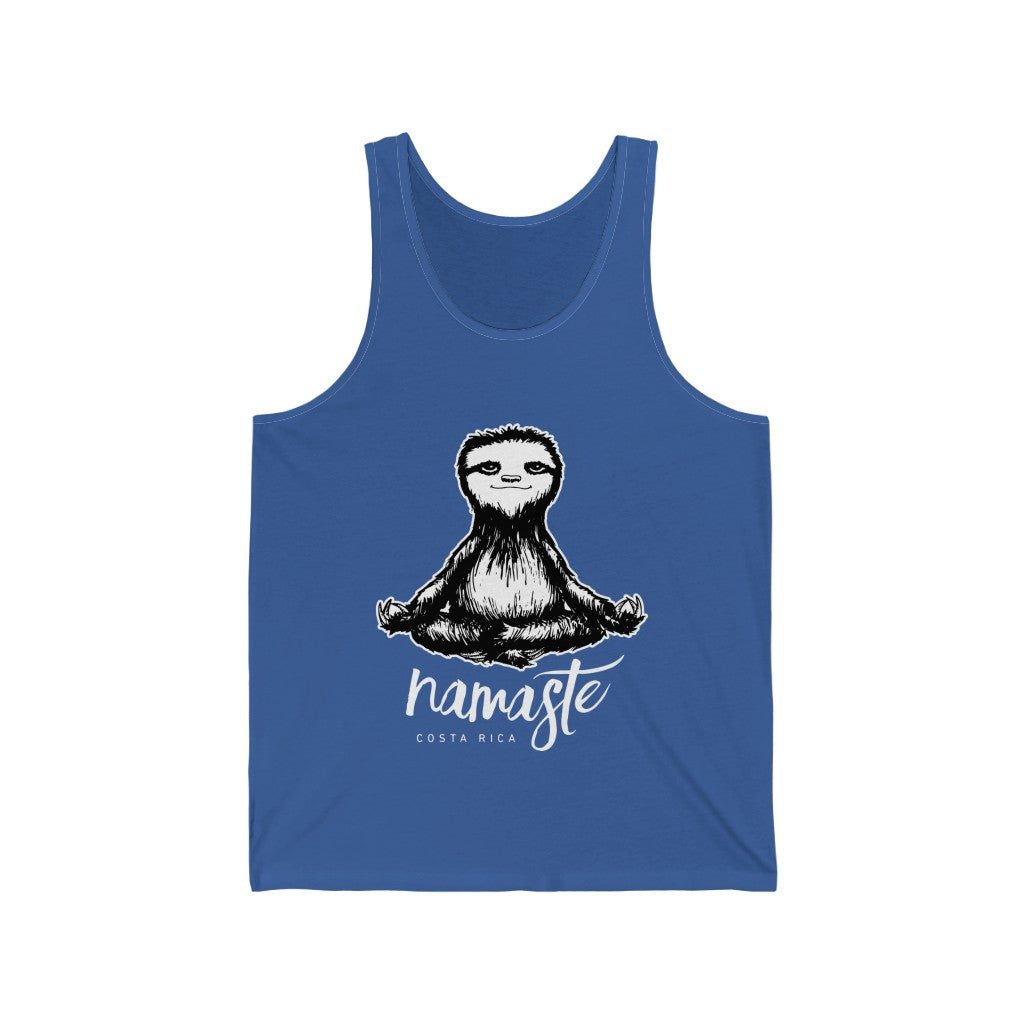 Namaste Sloth Jersey Tank