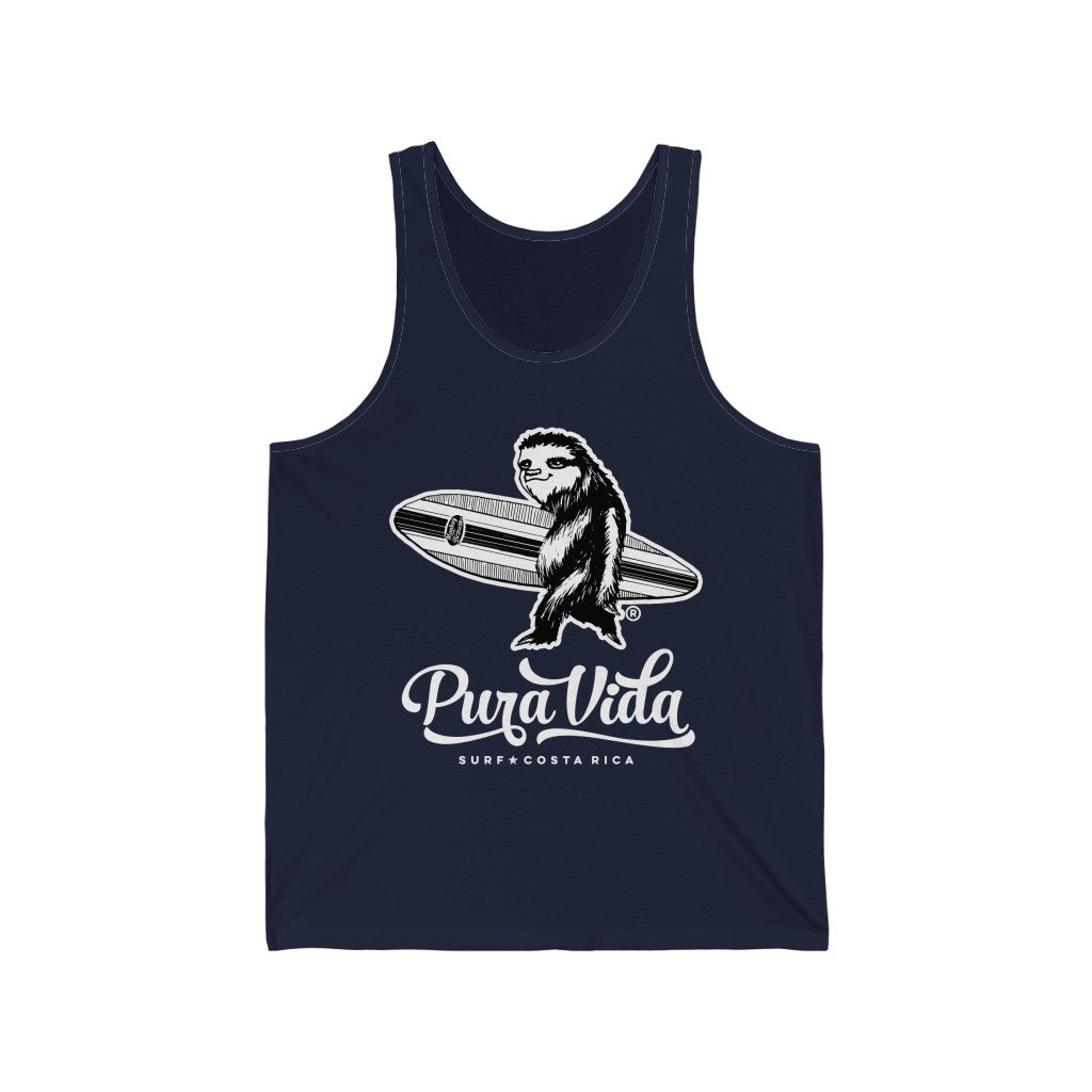 Surfing Sloth Jersey Tank