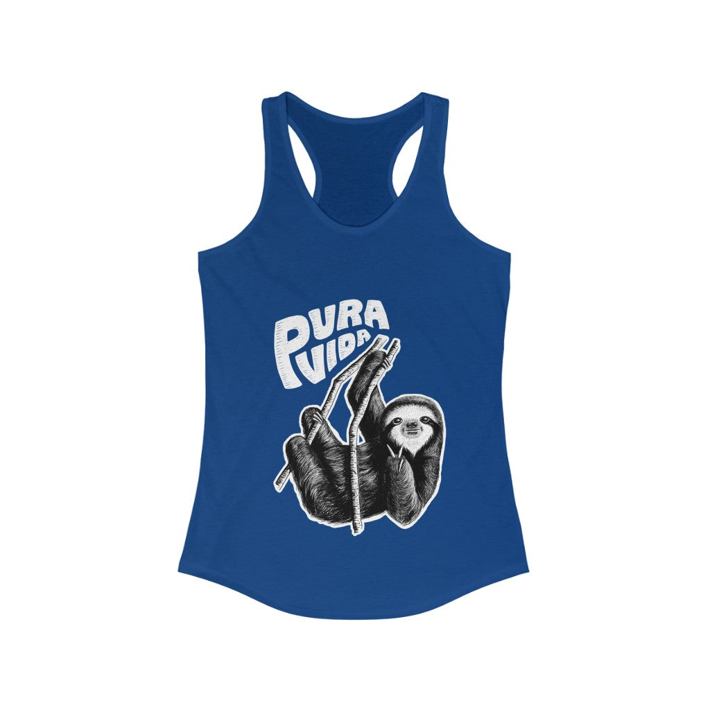 Peace Sloth Women's Racerback Tank