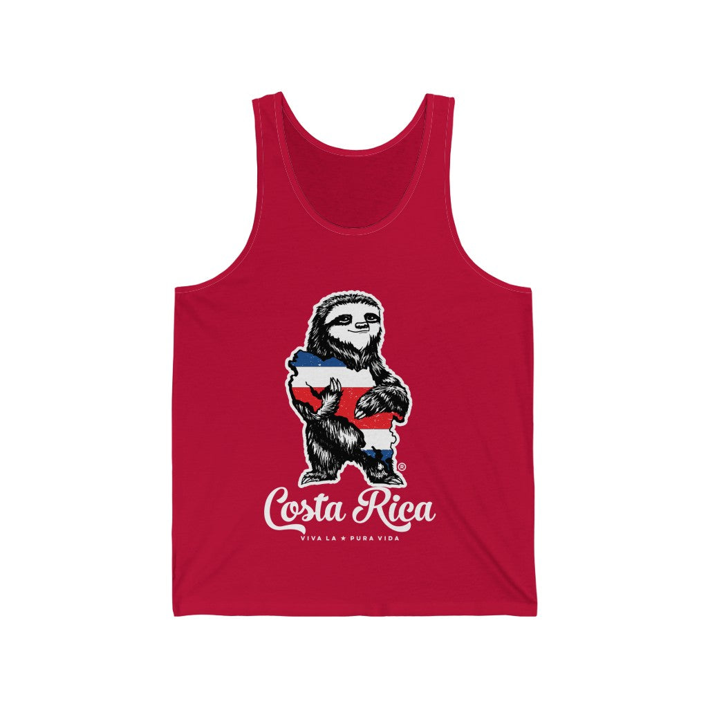 Costa Rica Sloth Jersey Tank