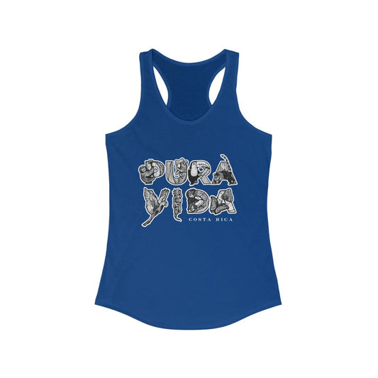 Pura Vida Animals Women's Racerback Tank