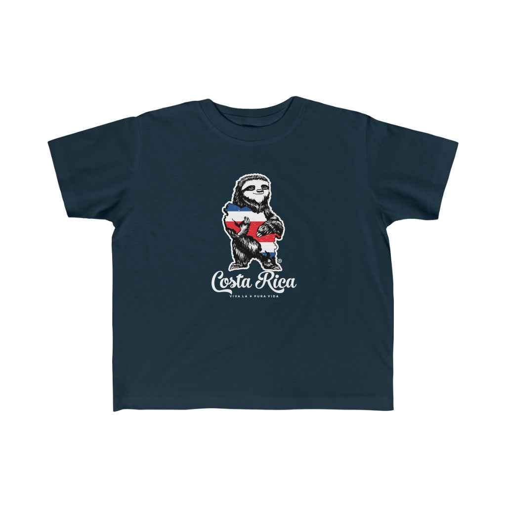 Costa Rica Sloth Kid's Jersey Tee