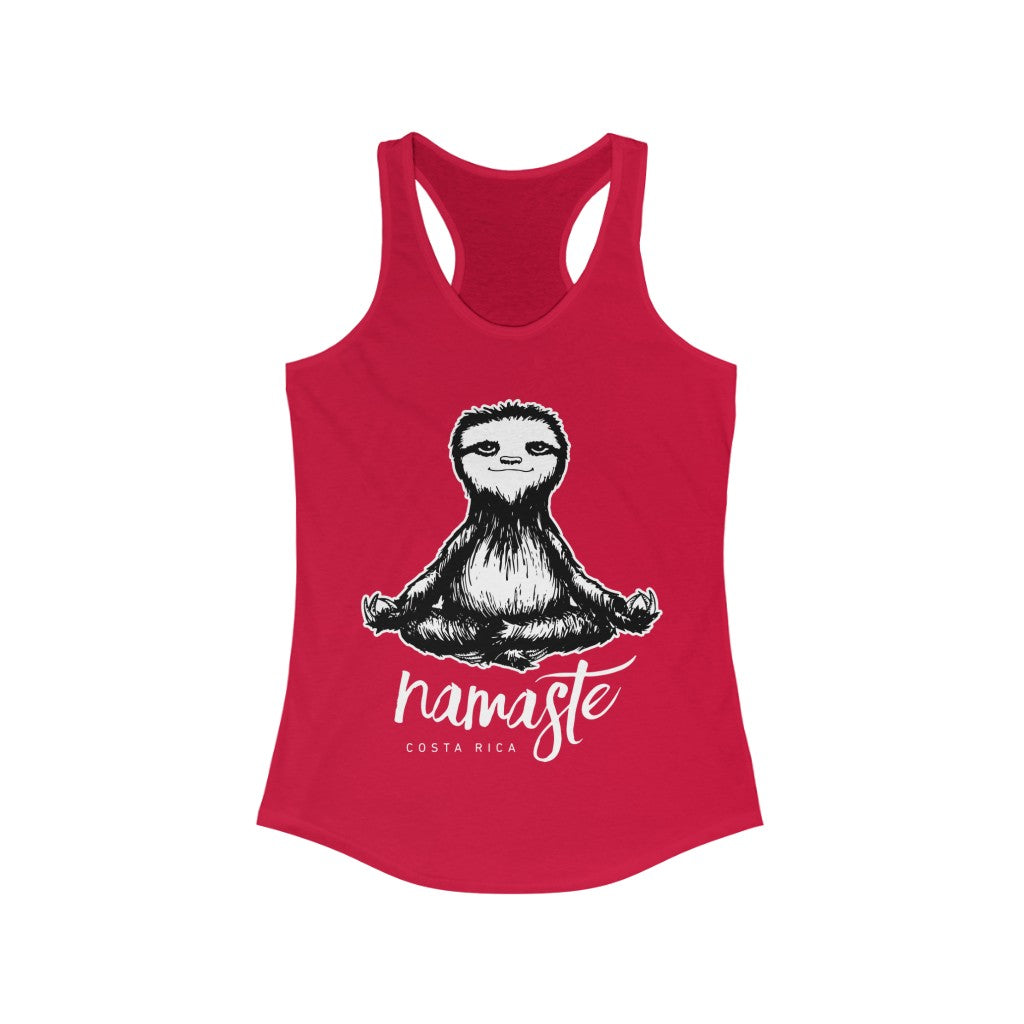 Namaste Sloth Women's Racerback Tank