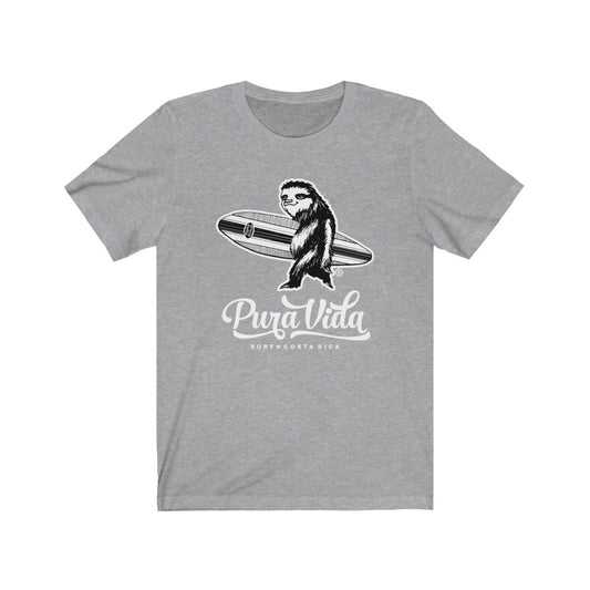 Surfing Sloth Short Sleeve Tee