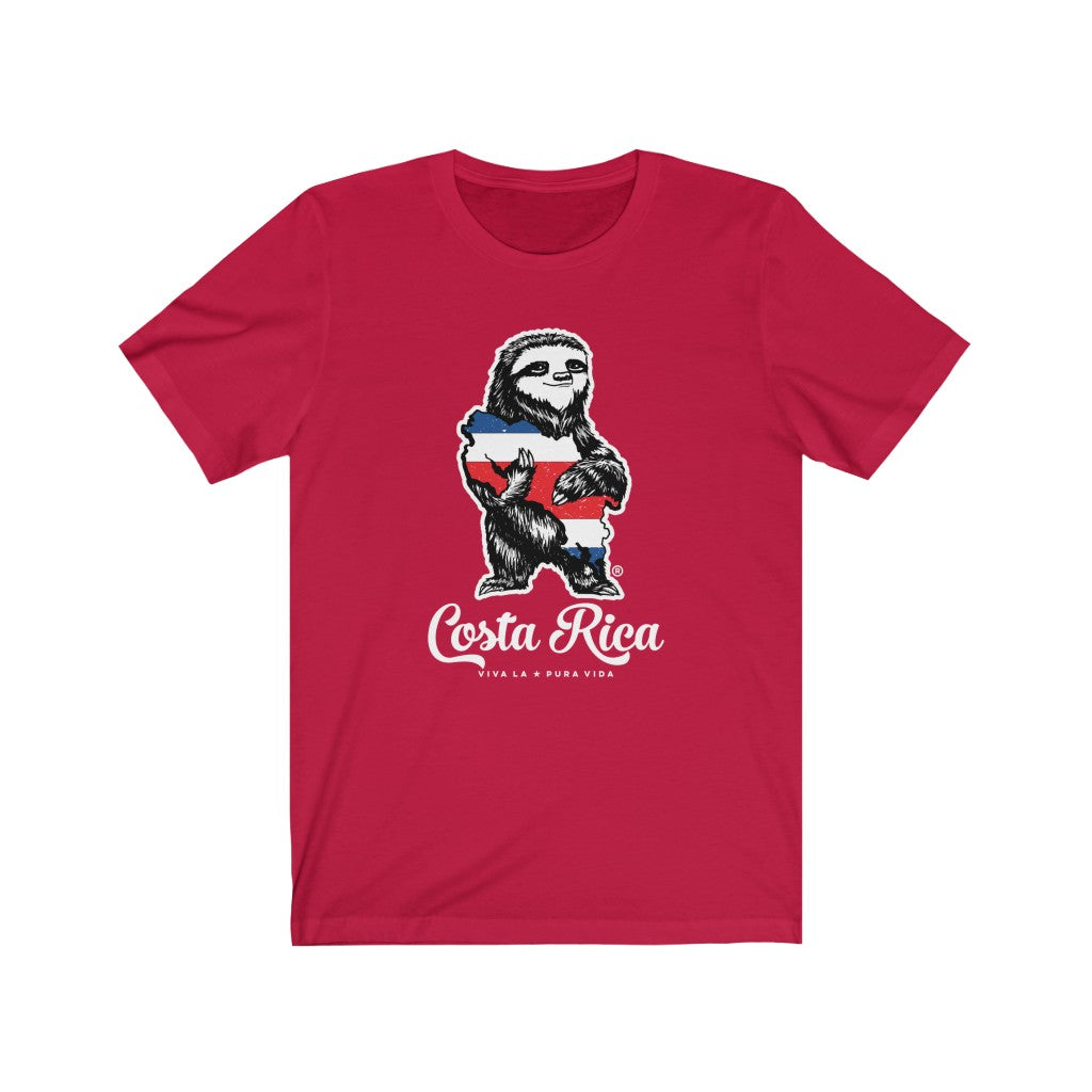 Costa Rica Sloth Short Sleeve Tee