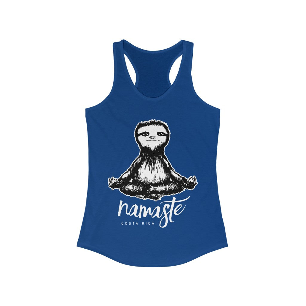 Namaste Sloth Women's Racerback Tank