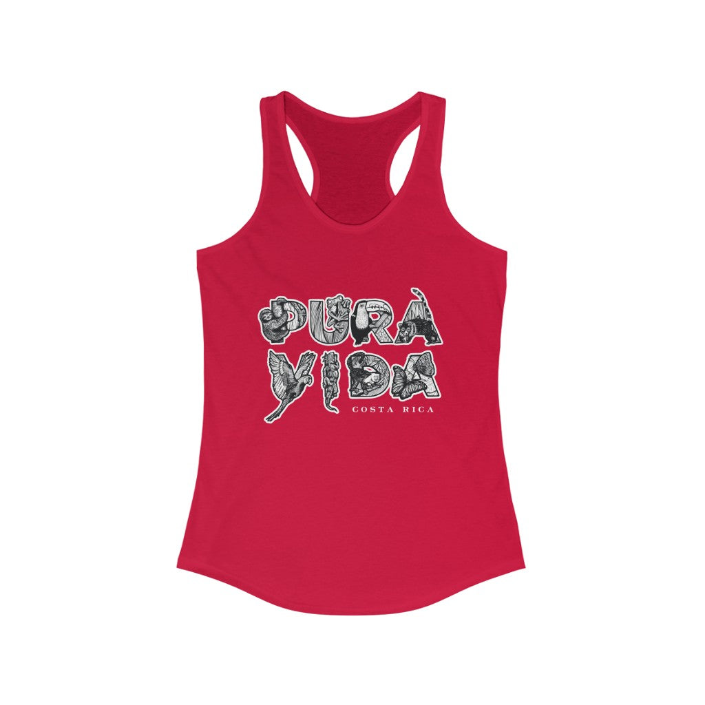Pura Vida Animals Women's Racerback Tank