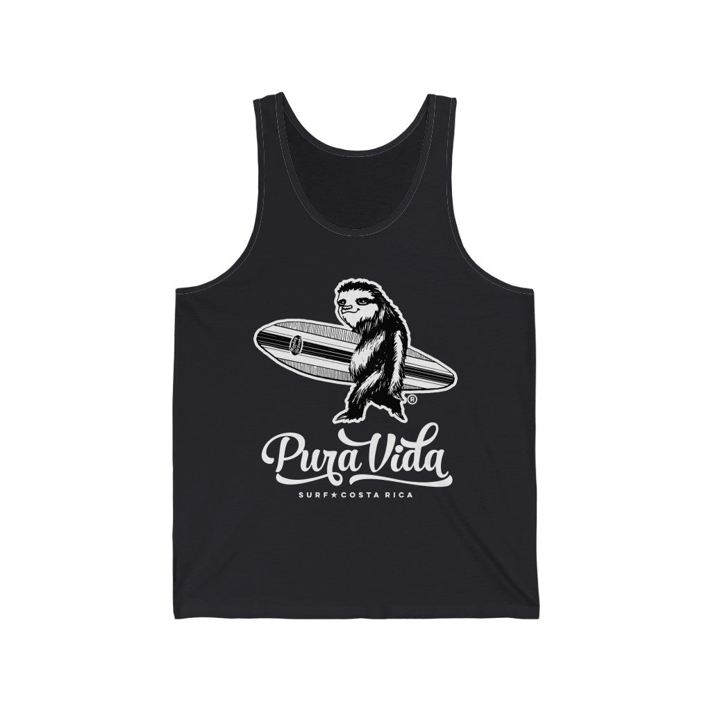 Surfing Sloth Jersey Tank