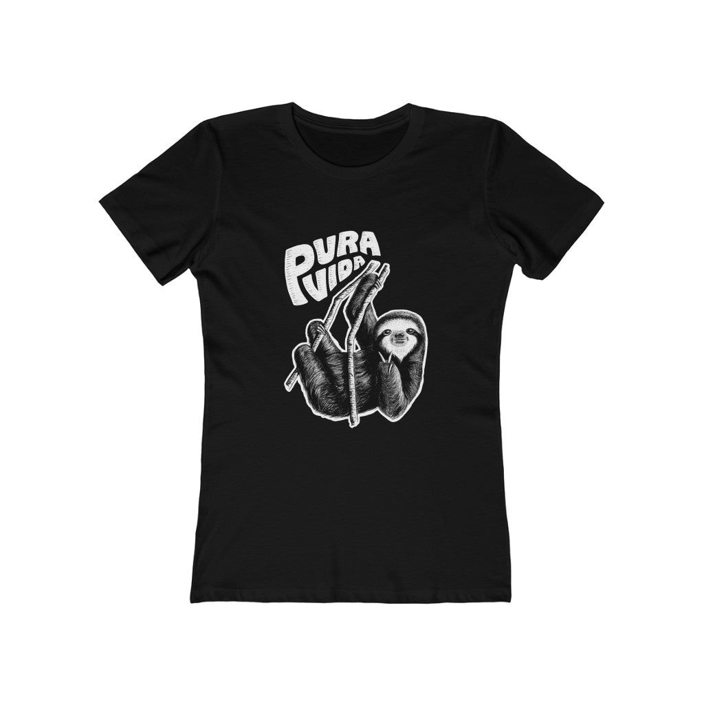 Peace Sloth Women's The Boyfriend Tee