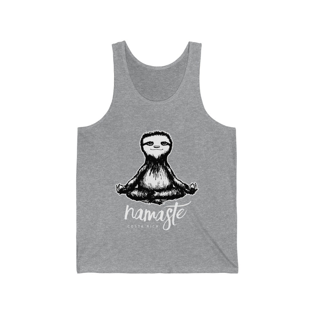 Namaste Sloth Jersey Tank