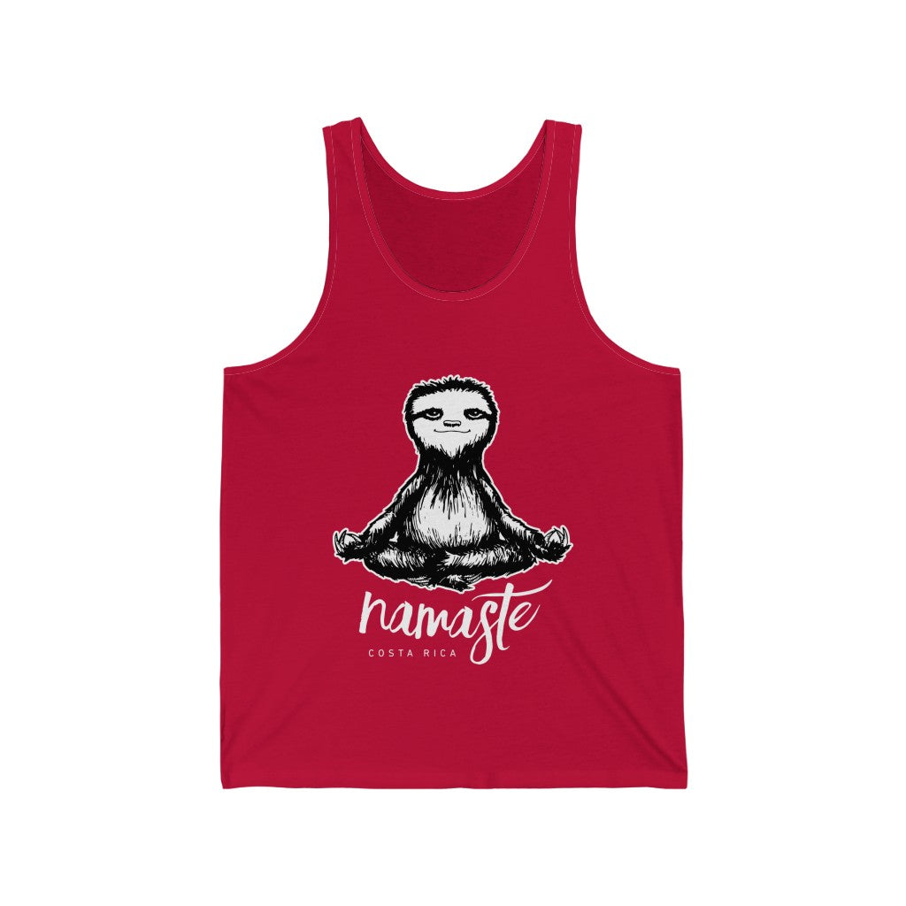 Namaste Sloth Jersey Tank