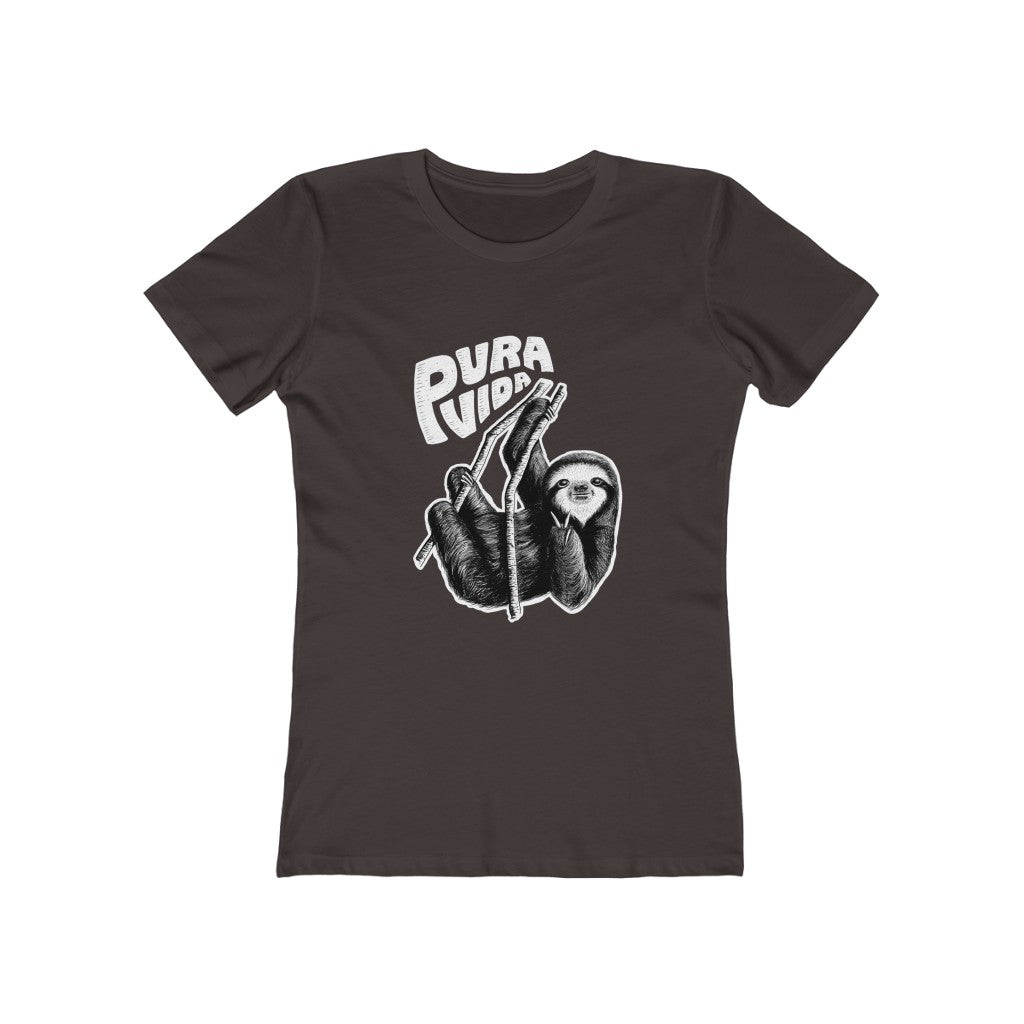 Peace Sloth Women's The Boyfriend Tee
