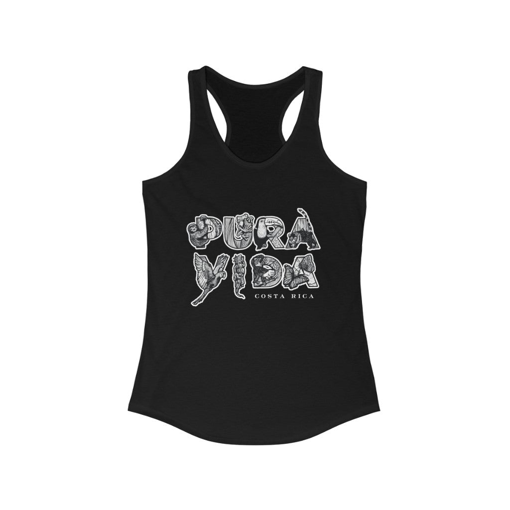 Pura Vida Animals Women's Racerback Tank