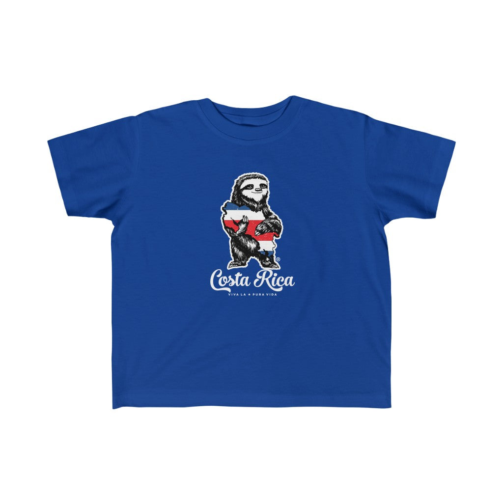 Costa Rica Sloth Kid's Jersey Tee