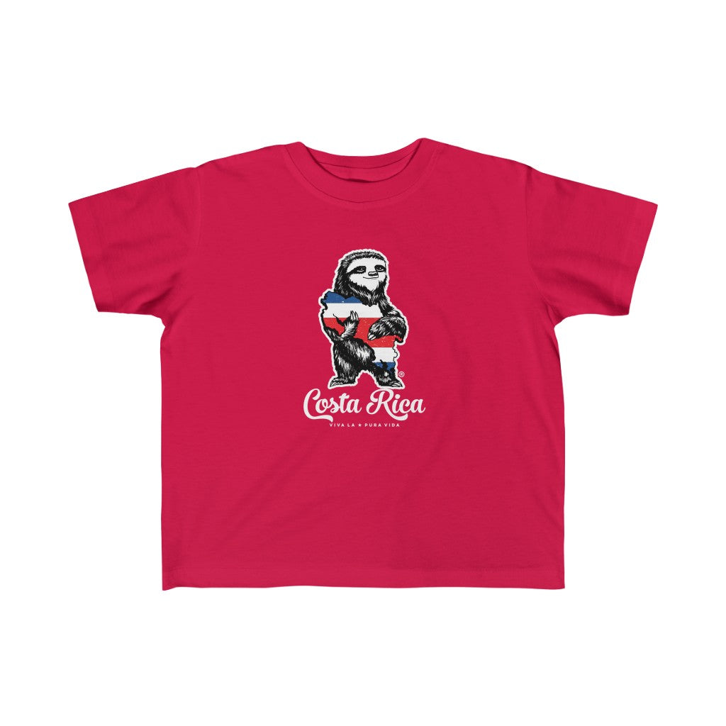 Costa Rica Sloth Kid's Jersey Tee