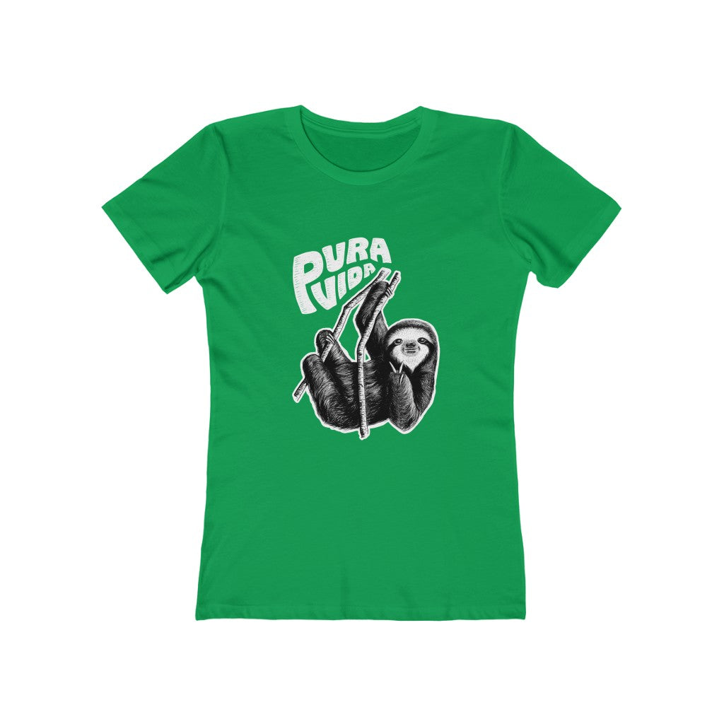 Peace Sloth Women's The Boyfriend Tee