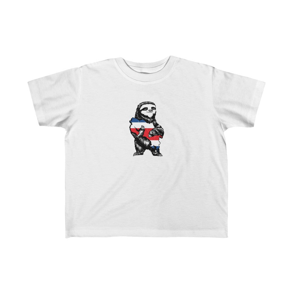 Costa Rica Sloth Kid's Jersey Tee