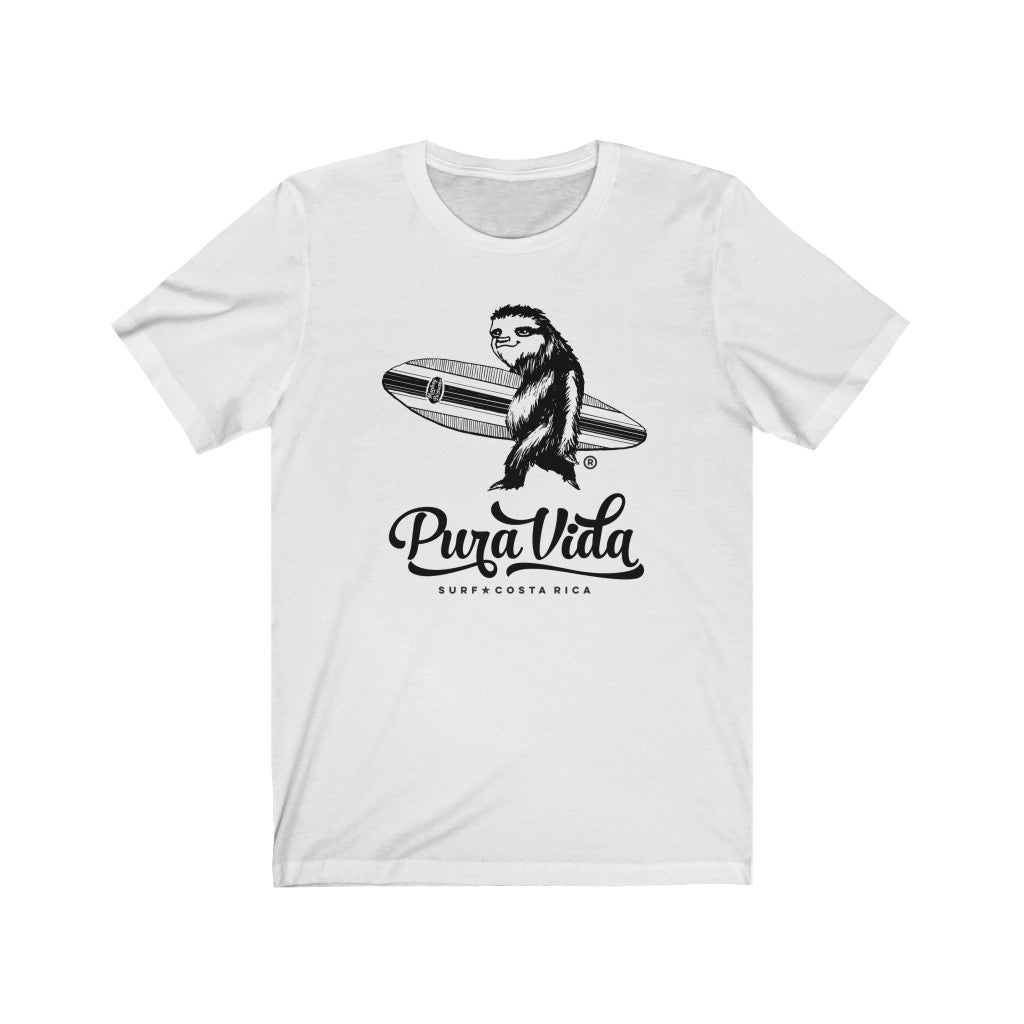 Surfing Sloth Short Sleeve Tee