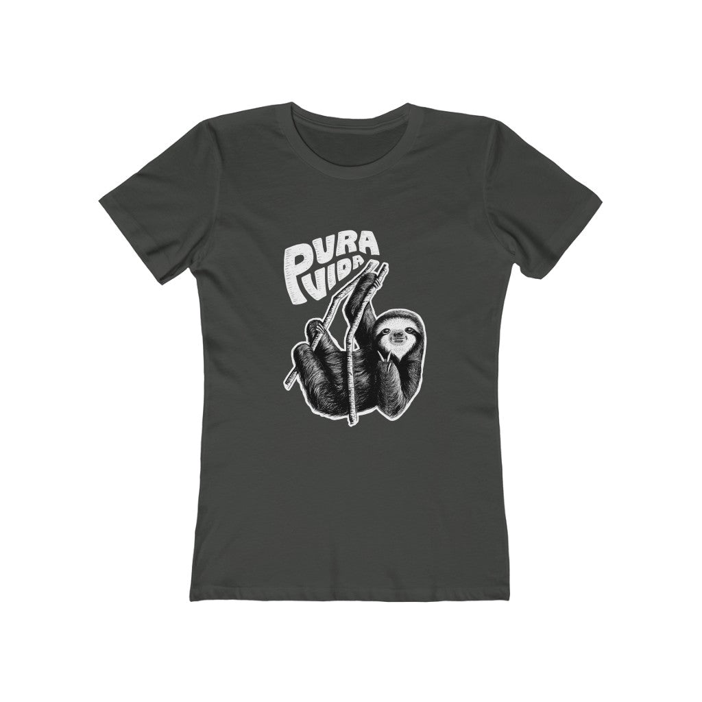 Peace Sloth Women's The Boyfriend Tee