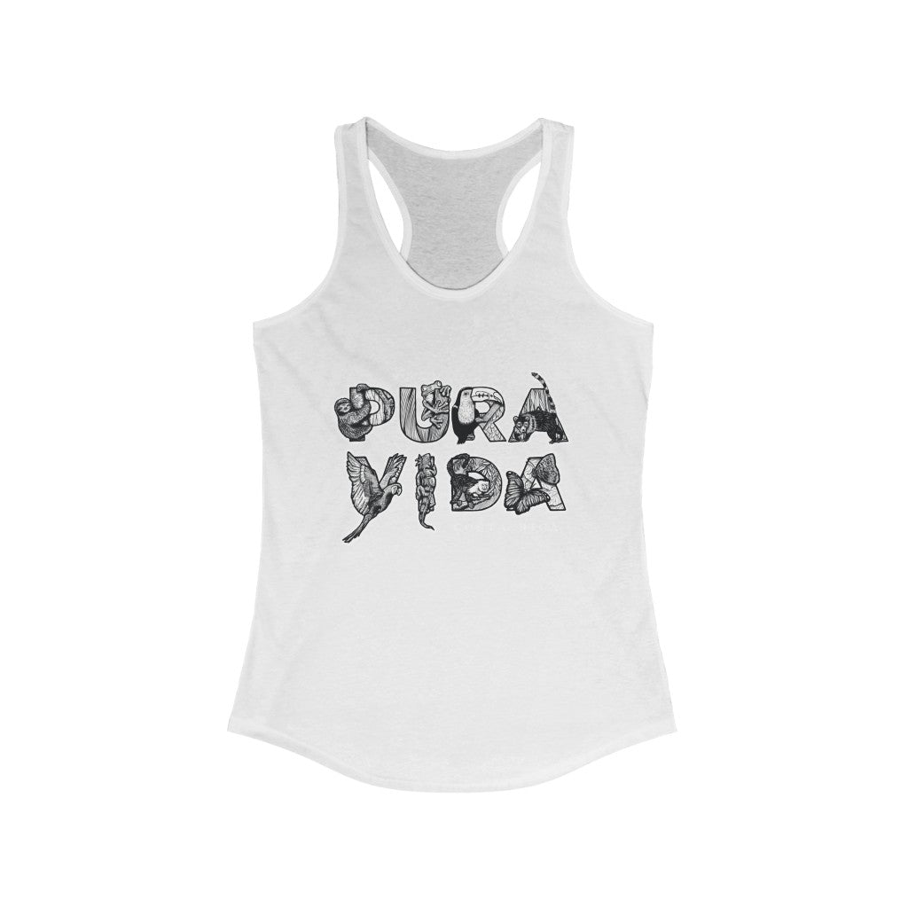 Pura Vida Animals Women's Racerback Tank