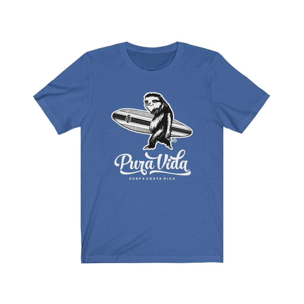 Surfing Sloth Short Sleeve Tee