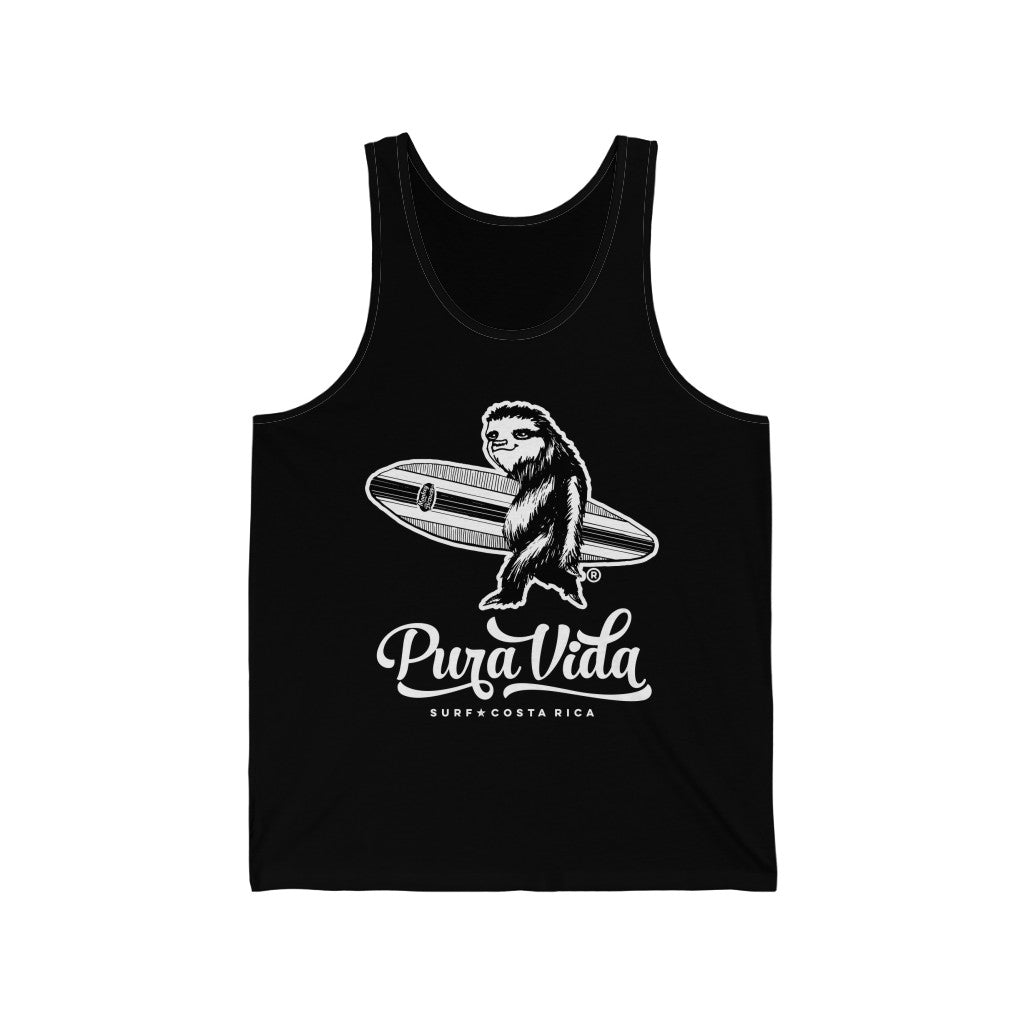 Surfing Sloth Jersey Tank