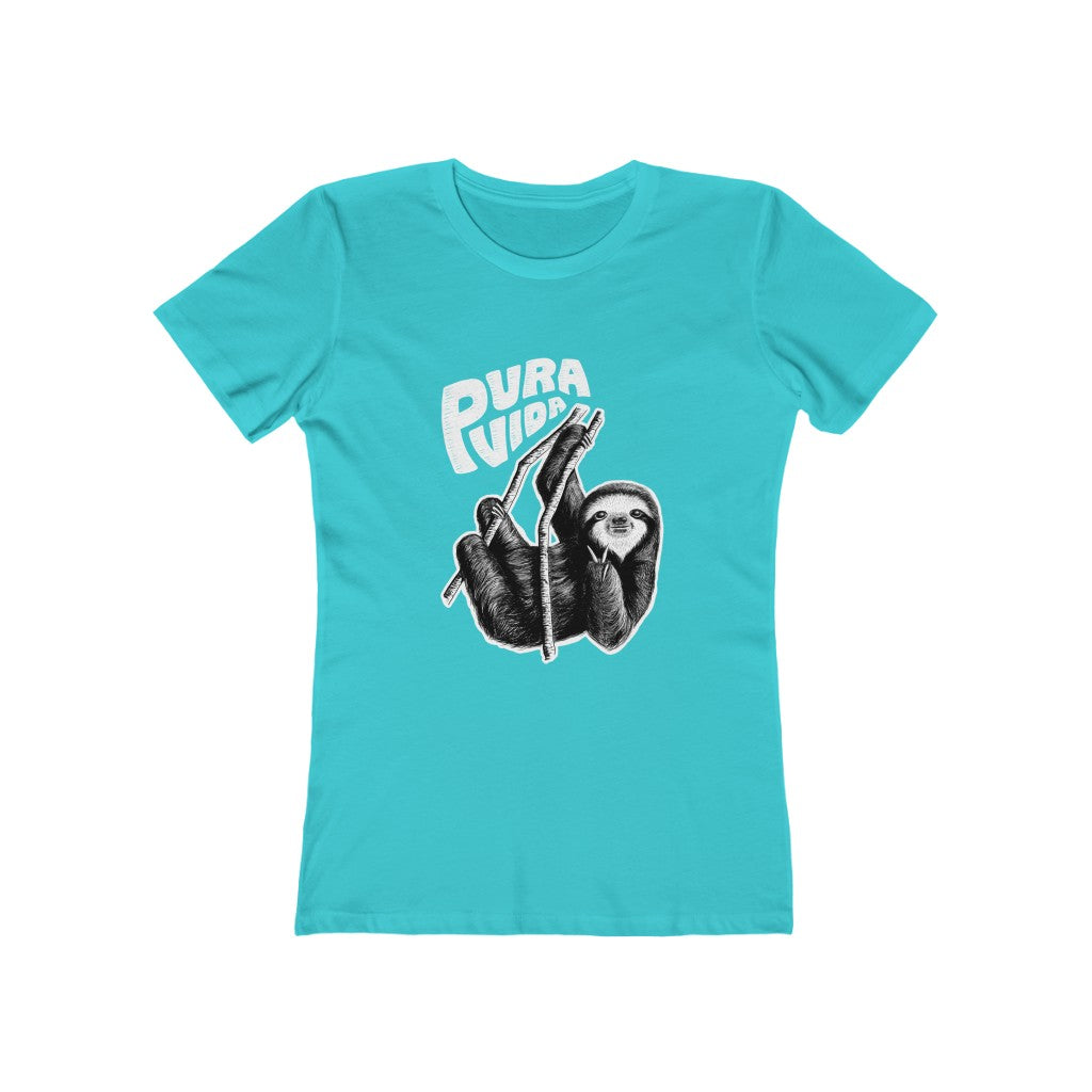 Peace Sloth Women's The Boyfriend Tee