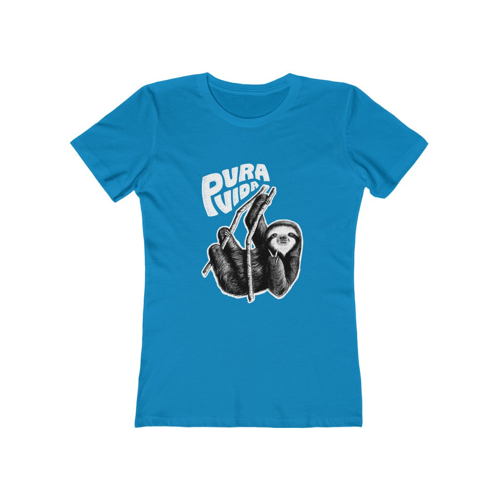 Peace Sloth Women's The Boyfriend Tee