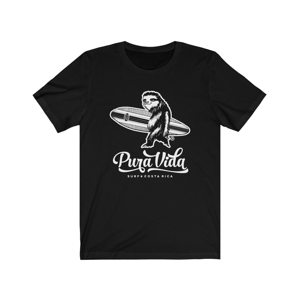 Surfing Sloth Short Sleeve Tee