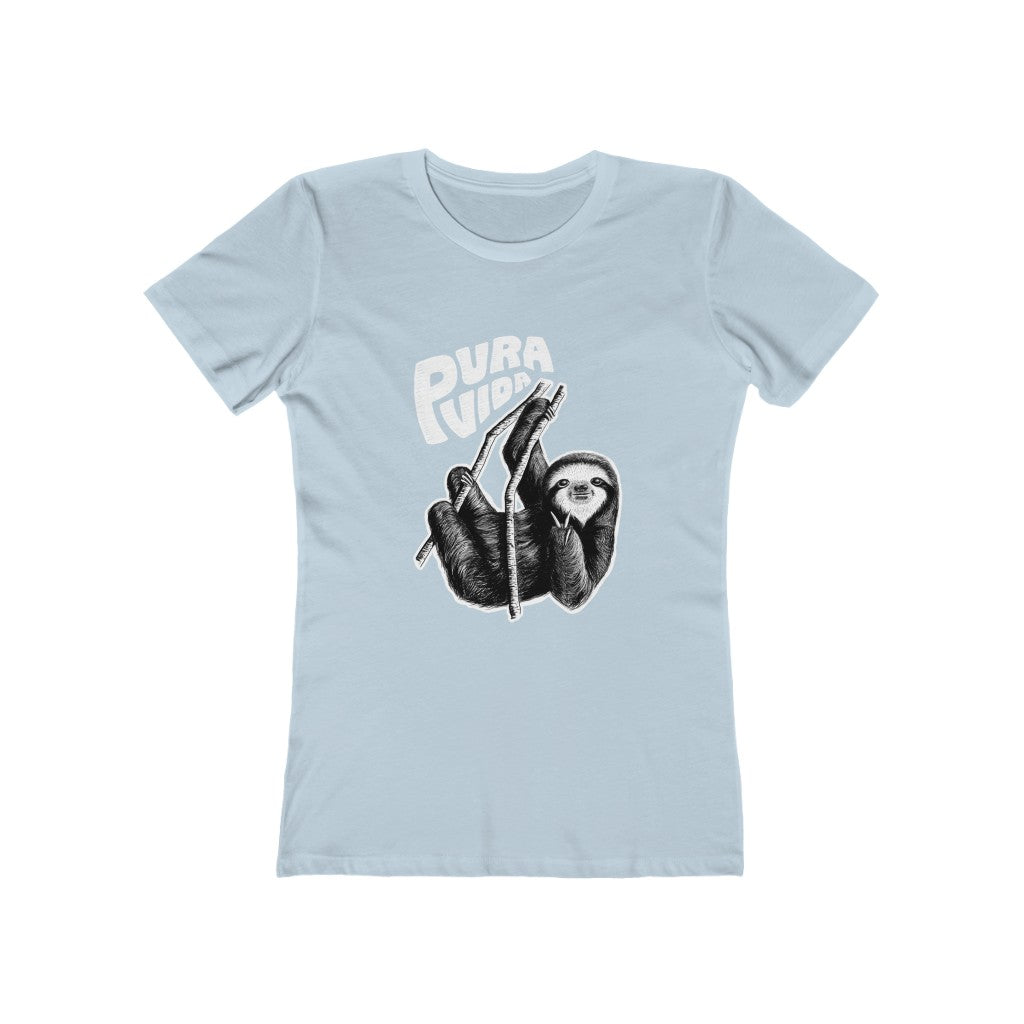 Peace Sloth Women's The Boyfriend Tee