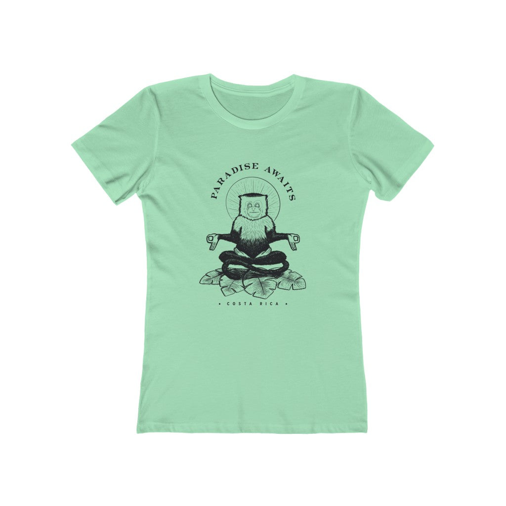 Paradise Awaits Women's The Boyfriend Tee