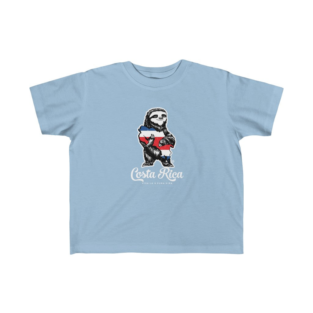Costa Rica Sloth Kid's Jersey Tee